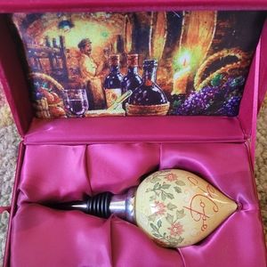 Ne' qwa Wine bottle stopper glass art hand blown